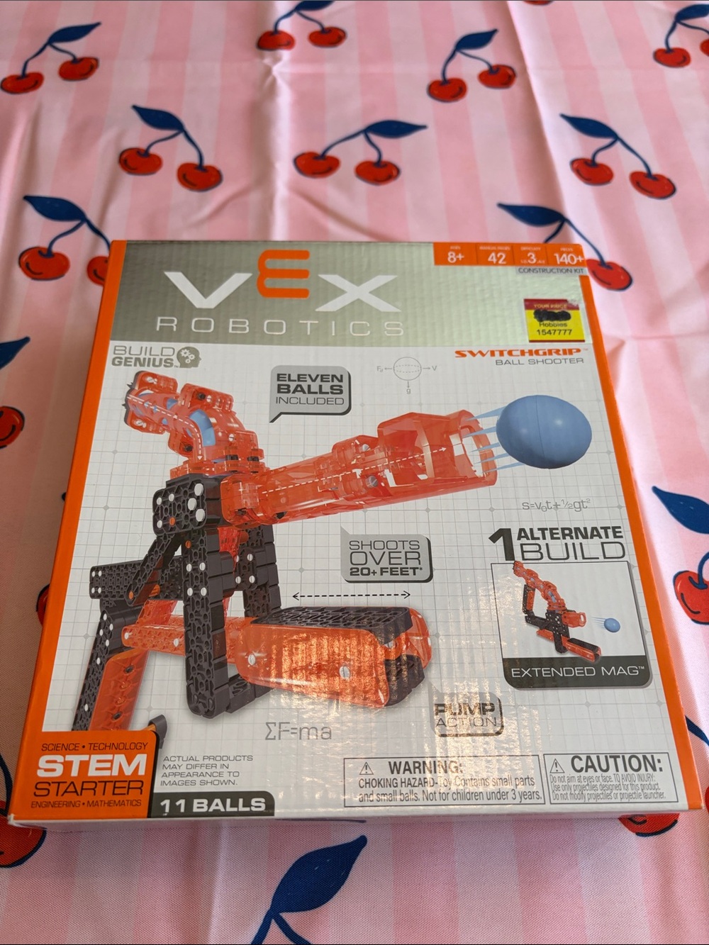 Switchcircuit Orange STEM Starter Ball Shooter Toy
